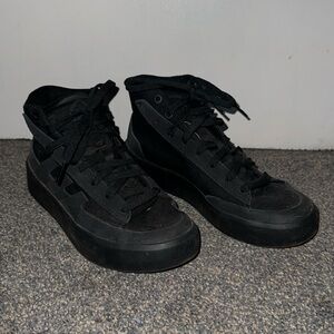 Black Adidas High Top Trainers